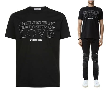 i believe in the power of love givenchy shirt|Givenchy .